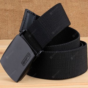 ENNIU Adjustable Multi-function Tactical Military Elastic Black Alloy Clasp Belt